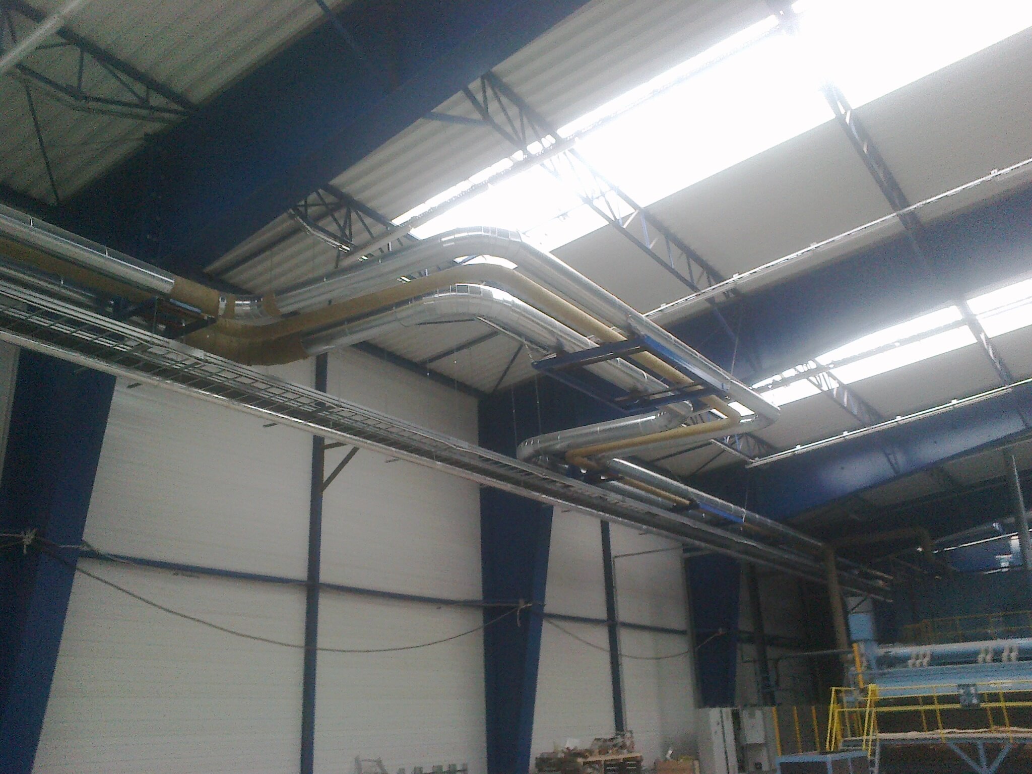 instalacja rurociąg parowy