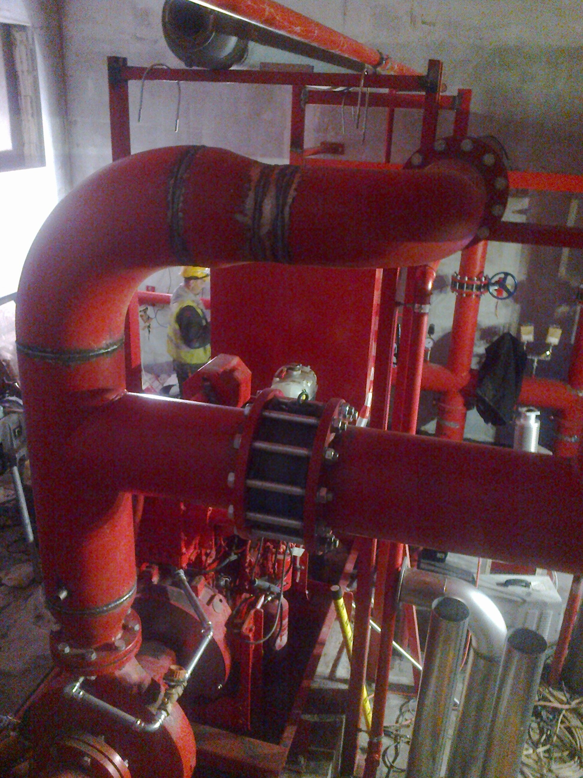 siłownia instalacji p.poż. (śr. rur DN 350)