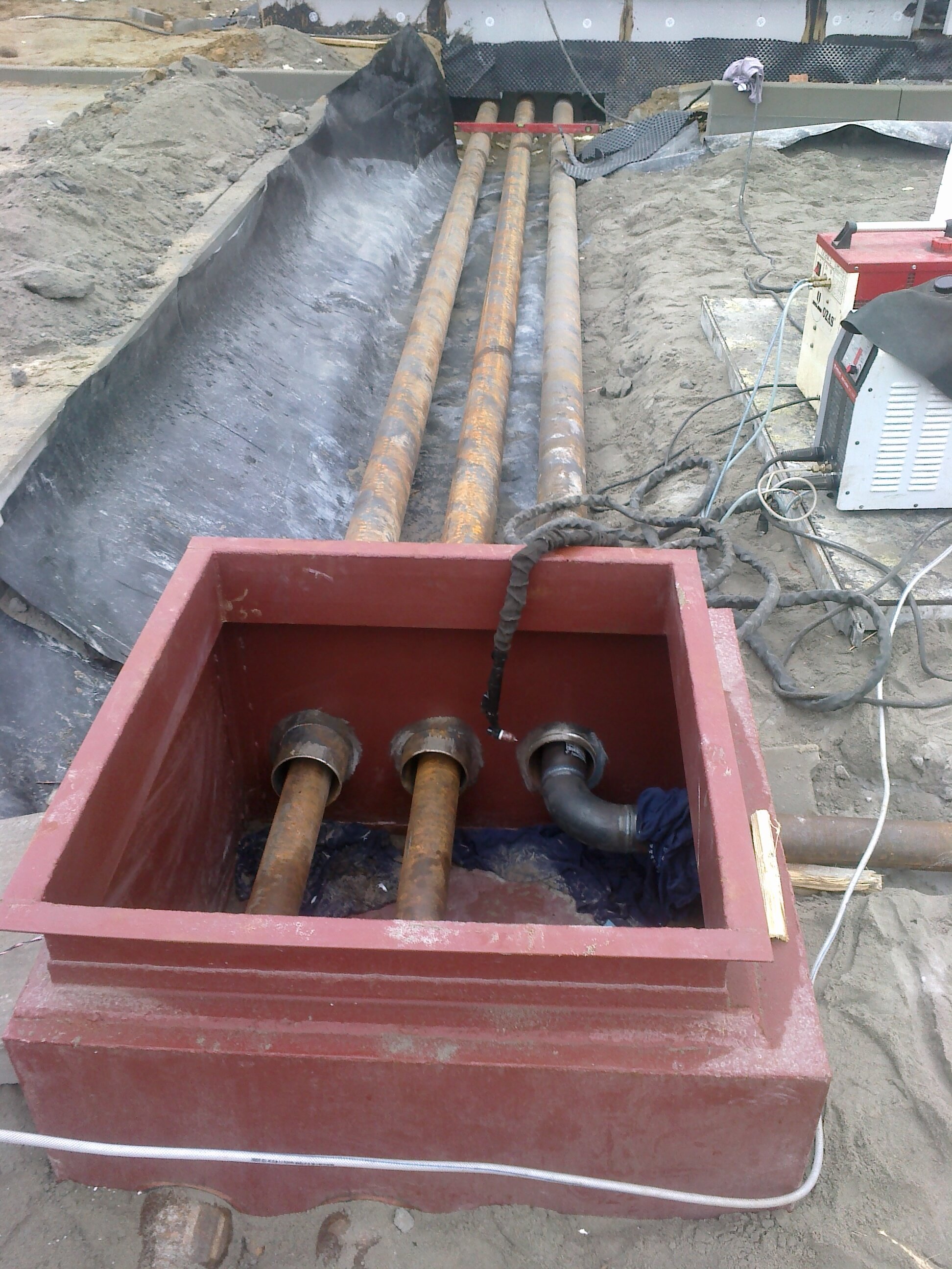 fragment instalacji paliwowej - średnie ciśnienie