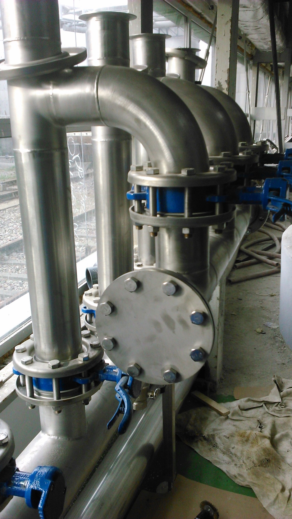 kolektor ze stali nierdzewnej - przemysł spożywczy