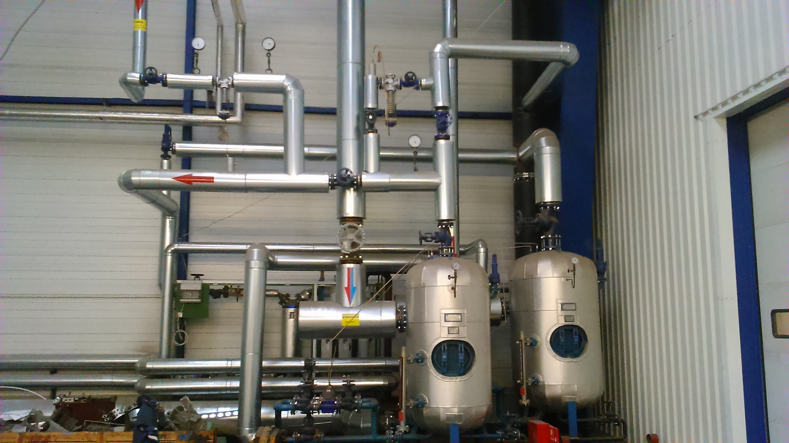 węzeł instalacji pary