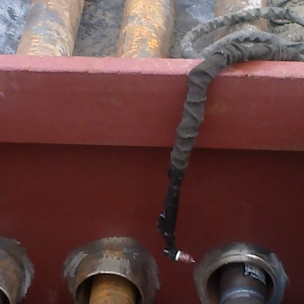 fragment instalacji paliwowej - średnie ciśnienie