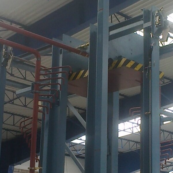 rurociąg parowy do napędu prasy